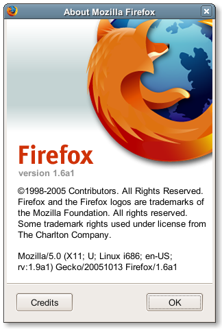 About Mozilla Firefox