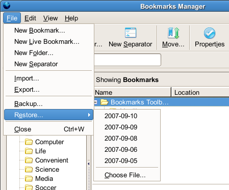 Bookmark Organizer