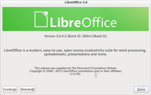 LibreOffice情報